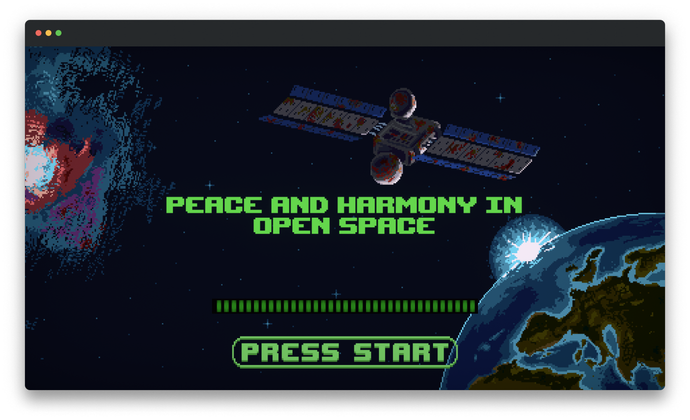 Sluvsk game opening screen